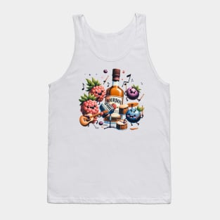 Bourbon Berry Band - Jazzy Fruits and Spirits Tank Top